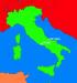 Italy map showing Ortona