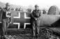 Downed German aircraft