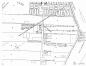 Map of McMurray with locations identified.  Note: first Schoolhouse and Teacherage (centre, right)