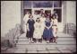 P2008.213.1: High school students on the steps of St. John's, 1960