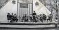 153 Coy RCASC band - Bill Holmes front right of bandleader playing the baritone