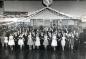 Teen Queen contestants and escorts lead the grand march at Teen Queen Ball in the Memorial Centre