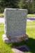 Bonner family headstone in Jasper Cemetery, Jasper National Park, Alberta, Canada.