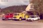 Jasper Fire Hall with emergency vehicles parked outside.