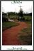 Manicured Red Shale Path.