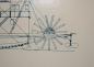Builder's blueprint for the paddlewheel of the S.S. D.A. Thomas.