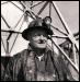 Patrick Walsh under the headframe at Director Mine