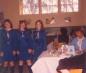 Girl Guides at annual banquet. 