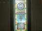 Stained glass window in memory of Pte. Frank Morris