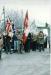 Trinity Benefit Club members preparing to start their parade to St. Paul's Church