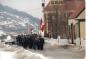 Trinity Benefit Club members parading to St. Paul's Anglican Church for a service