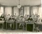 ''Pottery class in the Mahone Bay studio'' (no date)