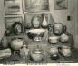''Display of painted china by Alice Hagen''  (no date)