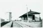 Valley Railway Station and Water Tower at Gagetown, NB