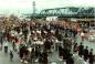 25th Anniversary of the Canso Causeway ..Pipe Bands and spectators at the Canso Canal.