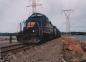 Cape Breton and Central Nova Scotia Railway on the Canso Causeway