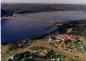 Port Hastings village and the Canso Causeway and Canal 