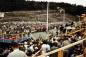 Bandstand for dignitaries and invited guests