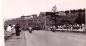 Crowds along roadway  up the hill to Port Hastings