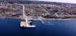 Port Hawkesbury town looking east from the water and overlooking the newly refurbished wharf