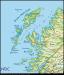 Map of Western Isles and West Coast of Scotland