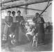 A group of Australian visitors aboard the 'Abyssinia'