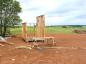 Another small barn being built to accompany the Doucet House.