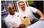 Willie with with Eric Mott, winner of F'ton High School's " Willie O'Ree Award" for 2003 - 2004