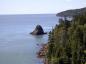 This rock formation in Fundy National Park is known as Squaw's Cap.