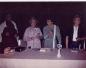 Marcia Koven, Rose Freedman, Rebecca Jacobson and Doris Carpenter at Shomer Club meeting, 1984