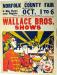 Wallace Bros. Shows Norfolk County Fair Poster Enterprise Show Prints and King Show Prints