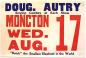 Doug Autry Singing Cowboy Poster King Show Prints and Enterprise Show Prints