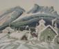 Untitled (Village in Mountains at Winter)