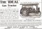 "The Ideal" gas tractor advertisement in 1911 Nor'West Farmer newspaper