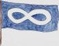 The Mtis flag with the 'infinity' symbol.