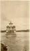The S.S. Nipawin paddlewheeler on the Saskatchewan River with the crew assembled on deck.