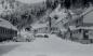 Main Street Bralorne 1938 showing The Company Store, the Cookhouse Restaurant and Bunkhouse.