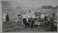 Women serving sandwiches and coffee to the men that were working on the dykes during the 1948 flood.