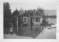 The Ryckman house at the West Creston ferry, 1948.  There were 24 feet of water at the ferry.