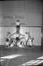 Girl Gymnast's in old gym ca 1949
