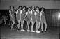 Girls Basketball team old gym ca 1949