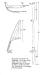 REDRAWN PLANS FOR OARS AND CROSS SECTION OF HUBERT EVANS GEORGIA STRAIT HAND TROLLER C. 1932.