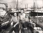 ON DECK OF 'WIND SONG' Allen, Sharie and Keray prepared for voyage to Hawaii in 1951