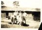 Ardill, Jack and Elizabeth with their four children and an unknown traveller.