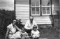 Gaylor, Gladys and Fred  with children Warren and Iris.