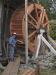 Cyluer Page completing the 2002 water wheel
