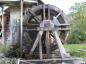 The water wheel is the first rotational device in the mill's power system