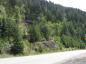 The old Fraser Canyon Highway beside the new Trans Canada Highway