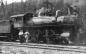 Mr & Mrs Baird W. Bubar with one of the first trains to go through Beaverdell