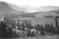 Overlooking the Kettle River as it flows east, downstream toward Midway